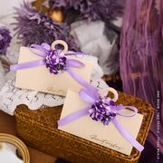 结婚婚礼订婚伴手礼空盒大喜糖，袋糖果盒森系紫色2023喜糖盒子