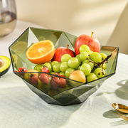 水果盘客厅家用茶几2022网红轻奢风高级水晶摆件创意果盆