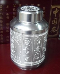 厂价直销 纯锡罐 纯锡茶叶罐/古典书法/小号 送木勺|msdalam kategori pinggan mangkuk, set teh, caddy teh - dari Buy2taobao.com untuk memberikan perkhidmatan ejen Taobao profesional membeli