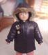 外贸迪斯尼黑色涂层棉袄