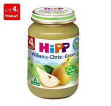 三皇冠 德国直送 hipp喜宝 有机香梨泥 190g 4个月以上 4300