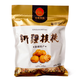  465克丝路亚心新疆特产阿克苏薄皮核桃生核桃对捏即开非纸母亲节