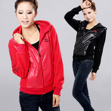 2012春秋精品女装 女式韩版<span class=H>羊羔</span><span class=H>绒</span>休闲运动外套 连帽开衫卫衣