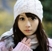 帽子 女 冬天 韩版 可爱刘若英菠萝帽 粗<span class=H>毛线</span>帽子 绒线<span class=H>护耳</span>帽子