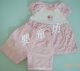 女宝宝粉红、玫红套装6388