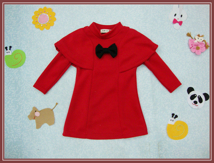 现货GYMBOREE金宝贝有腰带纯黑色/<em>大红色</em>毛