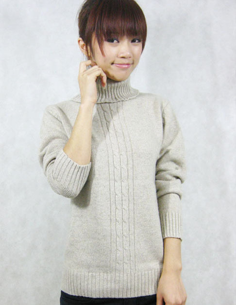 正品实拍-JN118日韩流行<em>宽松</em>休闲高领长款毛