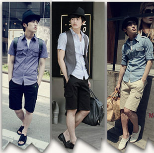 韩爆款!DIOR 独特腰带搭配阳光型男运动<em>短裤</em> 