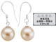 高档极品-925银镀金AAA珍珠耳环