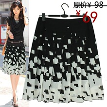 【<em>淘宝女装</em>】 <em>半裙</em>舞裙高腰夏裙半截裙夏季大