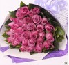 19朵紫玫瑰花束情人节礼物鲜花，上海同城鲜花速递情人节送花七夕订