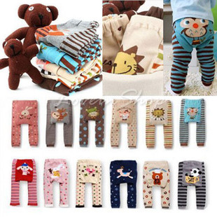  可爱动物造型日单大PP裤 儿童裤子宝宝裤子大屁屁裤打底裤秋冬裤