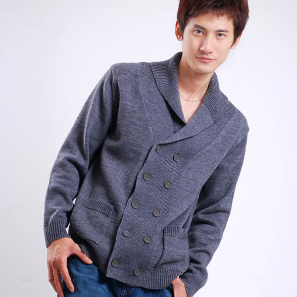 男装<em>羊绒毛衣出口</em>意大利 商务休闲 男式V领无