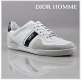 Dior 迪奥2012春夏新款男士日常休闲鞋 纯牛皮平底系带