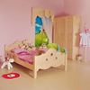 儿童床男孩女孩实木单人床 松木床1米 1.2米儿童床  可定制 环保