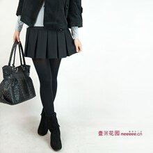 新款热售百件！毛呢冬裙可爱半身裙子短裙 百褶裙休闲裙装