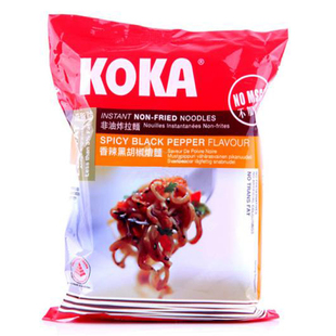  【天猫超市】新加坡进口 KOKA/可口 香辣黑胡椒非油炸 方便面100g