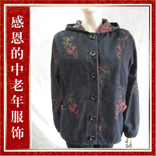 【韩版时尚妈妈装】 格子<em>外套</em> 中年女装 <em>外套</em> 加