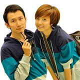 春秋装<span class=H>情侣装</span>/情侣服个性长袖大码拼色情侣外套/全棉连帽卫衣套装