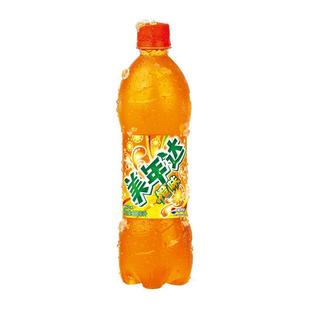  品店 美年达橙500ml 运动果味饮料健康果汁饮品 正品热卖
