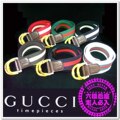 GUCCI陈冠希御用 潮爆竹扣布腰带 加长版垂吊款  九色齐发