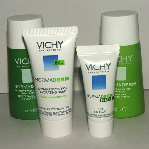 控油/收毛孔/减少粉刺~Vichy/薇姿油脂调护4件套旅行装