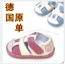 外贸真皮 软底婴儿凉鞋/宝宝防滑学步鞋/BB鞋/真皮室内鞋宝宝鞋