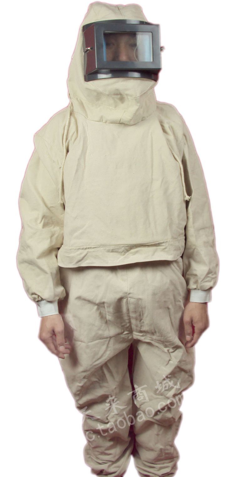 喷砂服防护服打砂衣连体喷砂服加厚帆布防砂防尘防灰防冲击工作服在类目 居家日用, 防护用品, 防护服中 - 来自Buy2taobao.com提供专业的淘宝代购服务