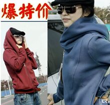 热销千盼盼大码女装大帽大码外套斜拉链大码外套五