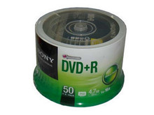 冲五钻 索尼正品DVD刻录盘 DVD+R 16速 有防伪 50片装空白光盘