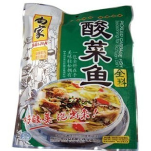  【天猫超市】白家 酸菜鱼全料 200g 2包起购，限10组