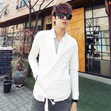 2012新款日韩修身两粒双排扣腰带西服 休闲西服CCDC-UT—X012/90