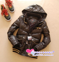 A0030~~出口欧美依恋USALL正品带胸针超正羽绒服（黑色）