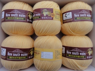 三利毛线新南威尔士18S/6 100%羔羊绒中细手编纯羊毛线