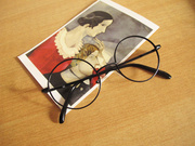 圆形金属眼睛复古眼镜框哈利波特博士镜学院风框阿拉蕾眼镜男女