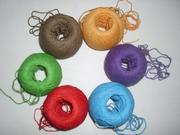1.5mm彩色麻绳diy手工材料，饰品编织绳吊牌，夹照片11元=1卷