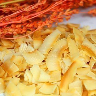  泰国 椰子片 苏梅SAMUI 100%椰肉 浓香烤椰片 泰国进口 烤出来