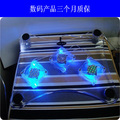 笔记本散热架 笔记本散热器 散热底座  水晶蓝光 皇冠信誉TY01