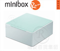 可擦写浅兰灰迷你CD盒minibox*AVEC艾华士光盘盒