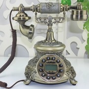 欧式田园电话机仿古复古时尚创意，来电显示座机家用电话机