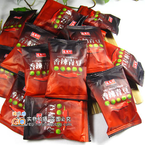 台湾盛香珍香辣<em>青豆</em>【冲3皇冠】,500克,台湾进