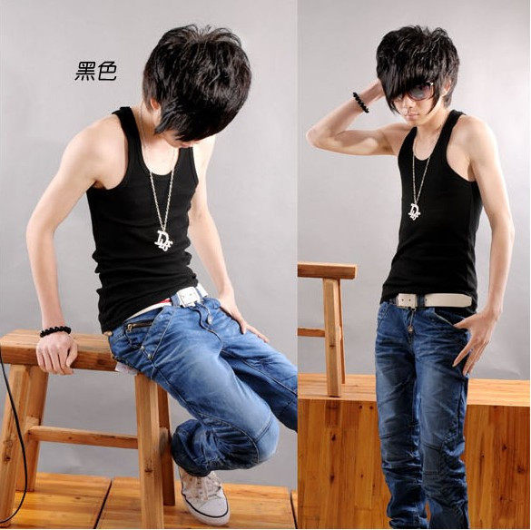 棉<em>马甲</em>,男 女装 情侣装<em>长款</em>工字背心 内<em>搭</em> 吊带
