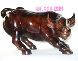越南木雕牛 旺财兴家业 扭转乾坤【风水牛摆件】 乌木雕工艺品