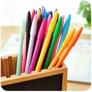 韩国文具慕娜美monami中性笔 创意可爱彩色水性笔 24款多色水彩笔