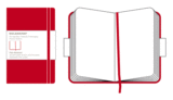 【官方折扣】MOLESKINE 红色纯白<span class=H>笔记本</span>(大型)Red Plain Large