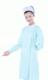 浅蓝色女士时尚流行学生护士服