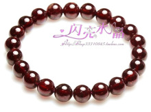 冲四冠特价~天然精品美容养颜石榴石手链6-8MM-饰品/流行首饰/时尚饰品