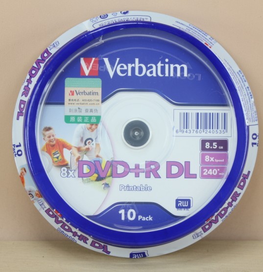 Verbatim Printable D9 8-speed DVD +R DL Discs 10 Barrels 8.5gin the Office Equipment/Consumables/Related Services , Disk recording storage class , Discs category - from Buy2taobao.com to provide professional Taobao agent buy service