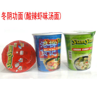  进口杯面 泰国~养养牌冬阴功面(酸辣虾味汤面)杯面 70g