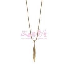 * Al menos 68 yuanes ~ * Tiffany P051 solo pin collar de oro con Shegu